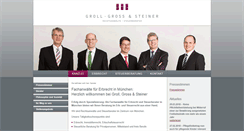 Desktop Screenshot of groll-gross-steiner.de