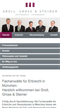 Mobile Screenshot of groll-gross-steiner.de